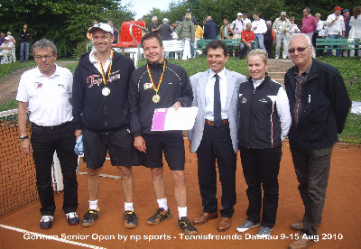 German Senior Open Siegerehrung M40